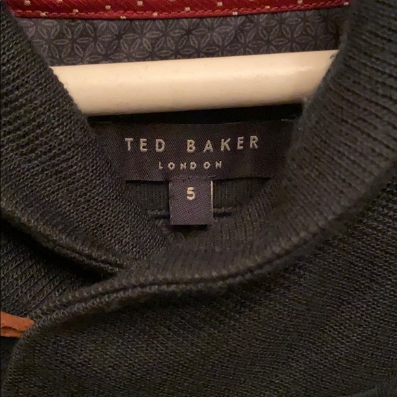 Ted Baker shawl collar sweater - Picture 3 of 4